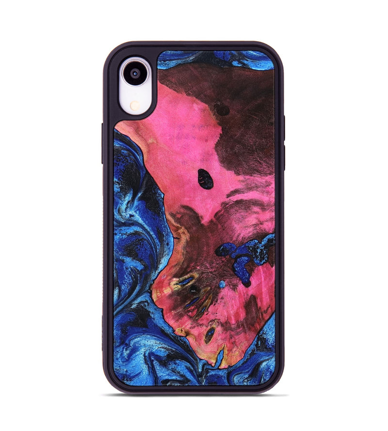 iPhone Xr Wood Phone Case - Olen (Blue, 799569)