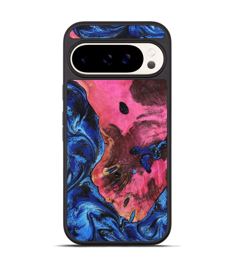 Pixel 9 Wood Phone Case - Olen (Blue, 799569)