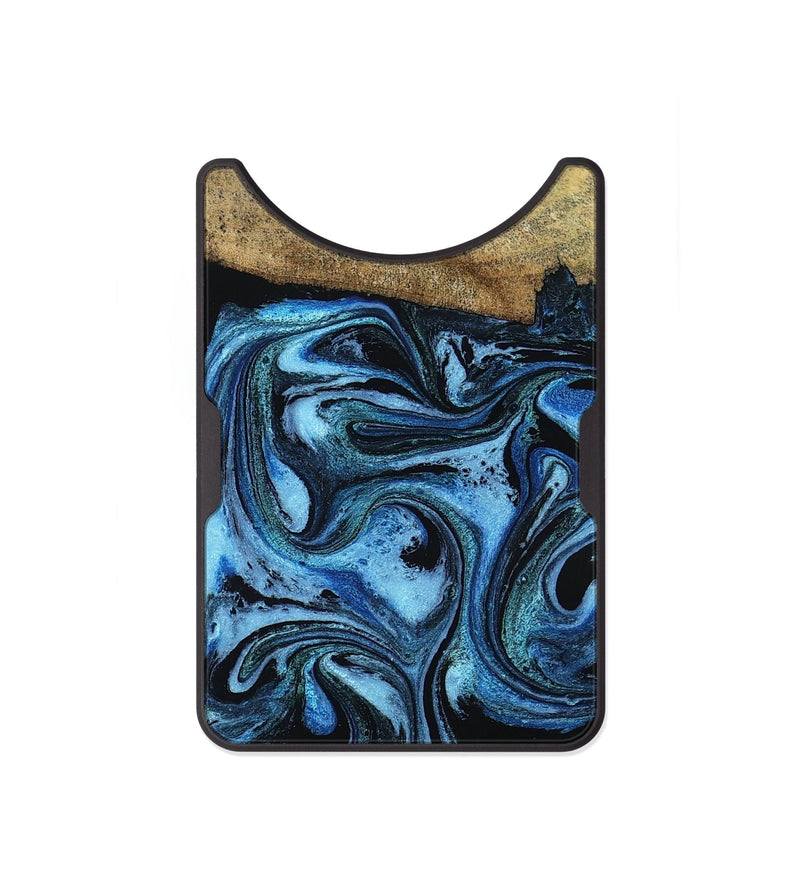 Alloy Wood Wallet - Karlie (Blue, 799570)