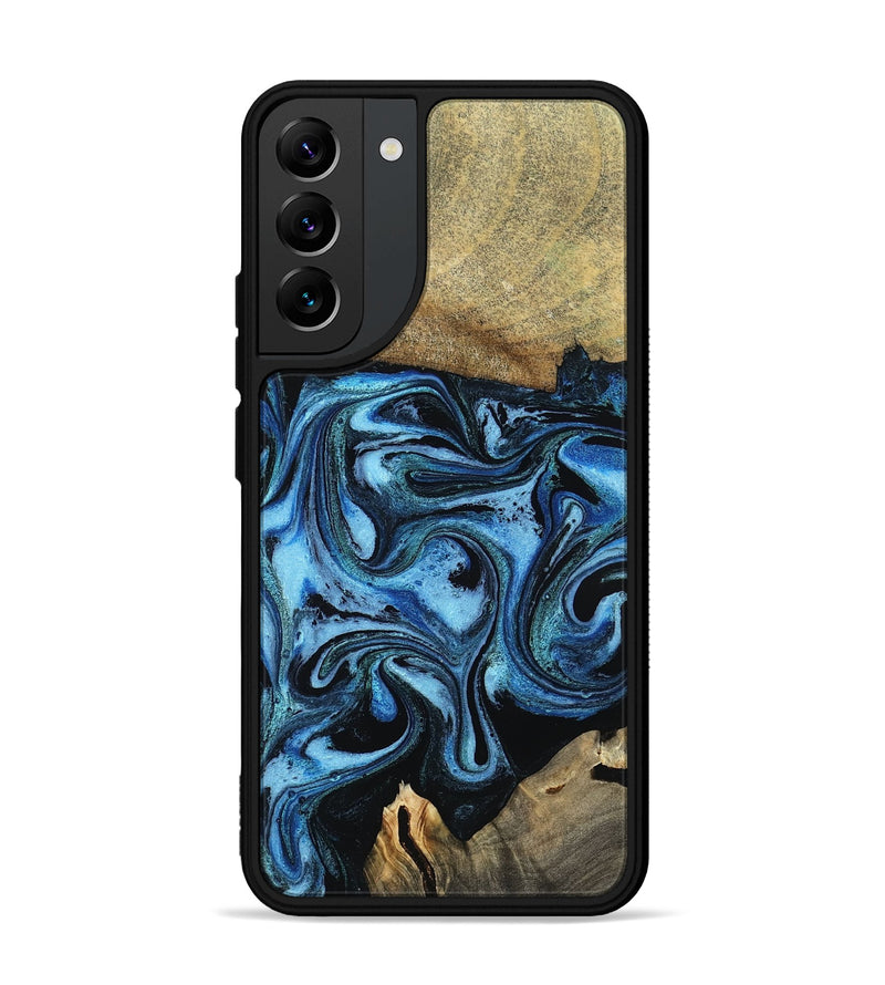 Galaxy S22 Plus Wood Phone Case - Karlie (Blue, 799570)
