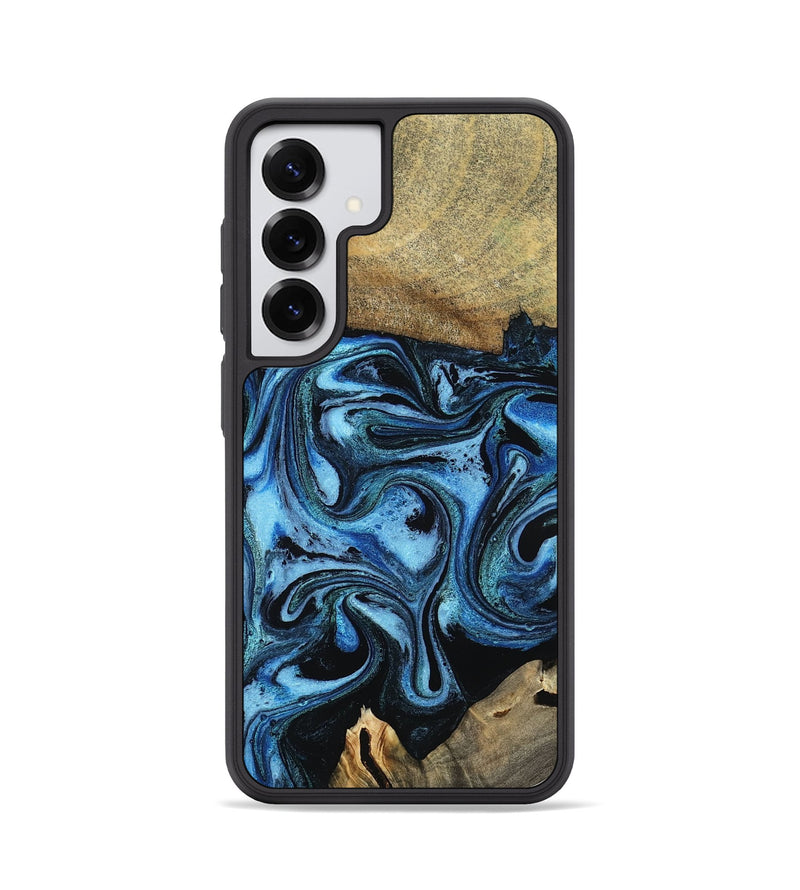 Galaxy S25 Wood Phone Case - Karlie (Blue, 799570)