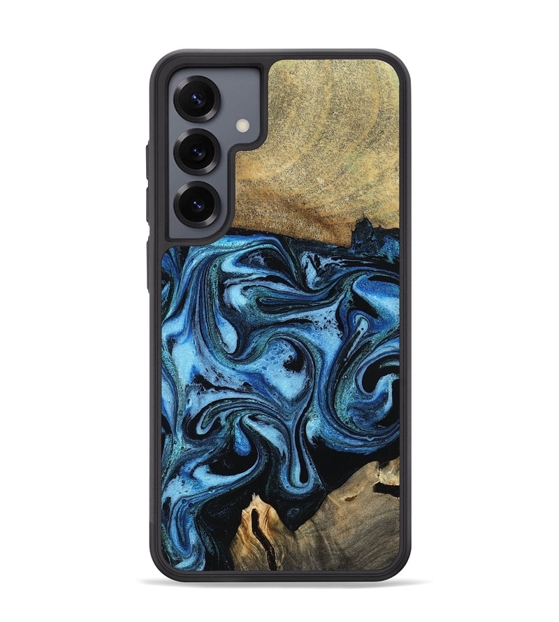 Galaxy S25 Plus Wood Phone Case - Karlie (Blue, 799570)