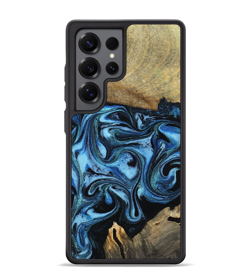 Galaxy S25 Ultra Wood Phone Case - Karlie (Blue, 799570)