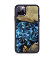 iPhone 11 Pro Max Wood Phone Case - Karlie (Blue, 799570)