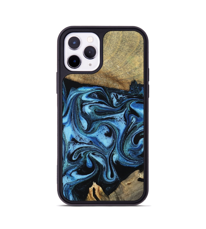 iPhone 11 Pro Wood Phone Case - Karlie (Blue, 799570)