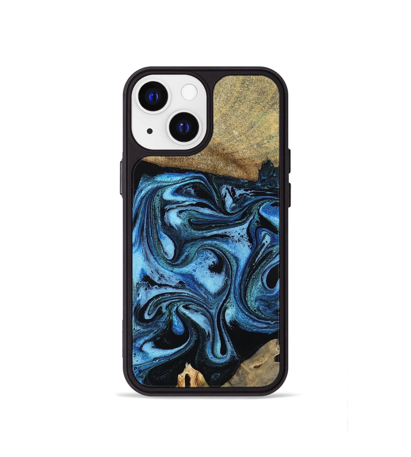iPhone 13 mini Wood Phone Case - Karlie (Blue, 799570)