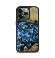 iPhone 13 Pro Wood Phone Case - Karlie (Blue, 799570)