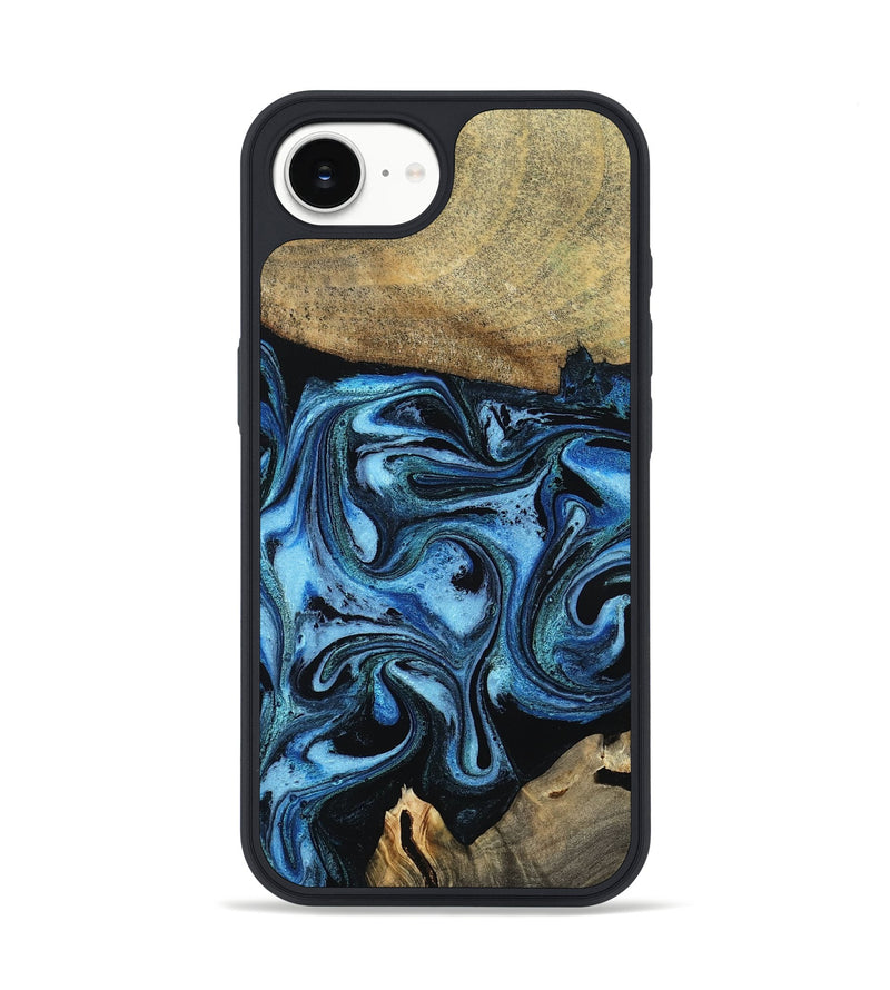 iPhone 16e Wood Phone Case - Karlie (Blue, 799570)
