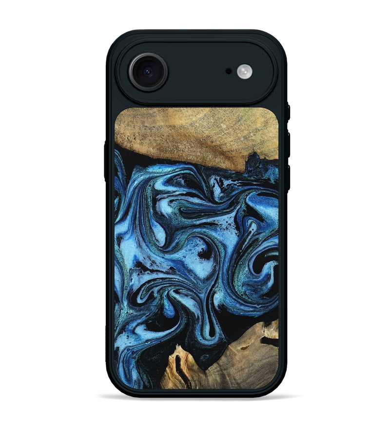iPhone 17 Air Wood Phone Case - Karlie (Blue, 799570)