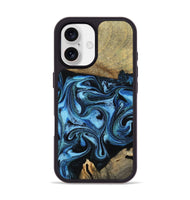iPhone 17 Wood Phone Case - Karlie (Blue, 799570)