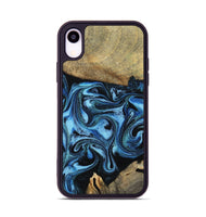 iPhone Xr Wood Phone Case - Karlie (Blue, 799570)