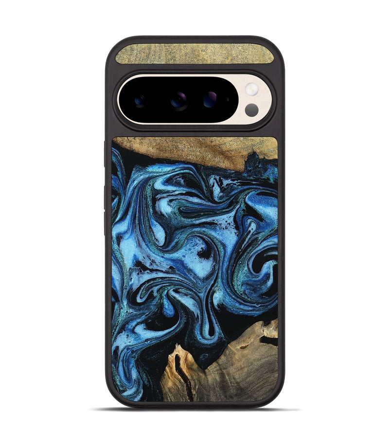 Pixel 10 Wood Phone Case - Karlie (Blue, 799570)