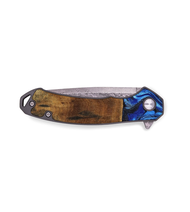 EDC Wood Pocket Knife - Jed (Blue, 799571)