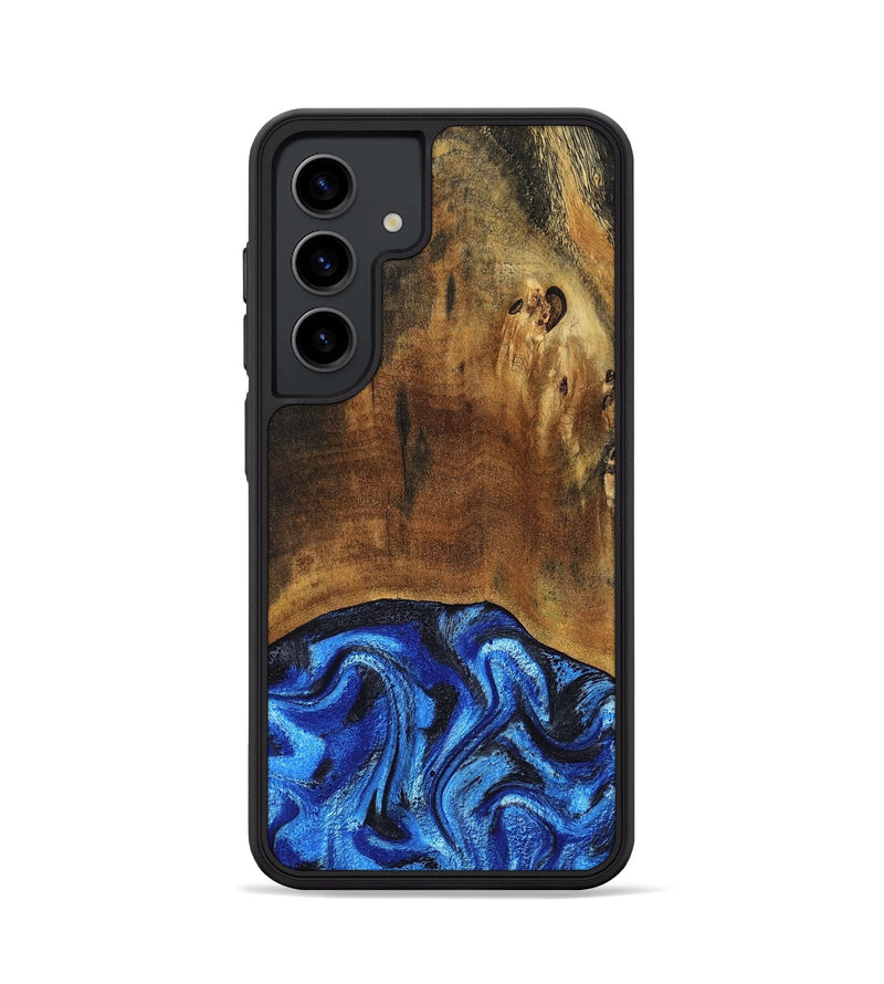Galaxy S24 Wood Phone Case - Jed (Blue, 799571)