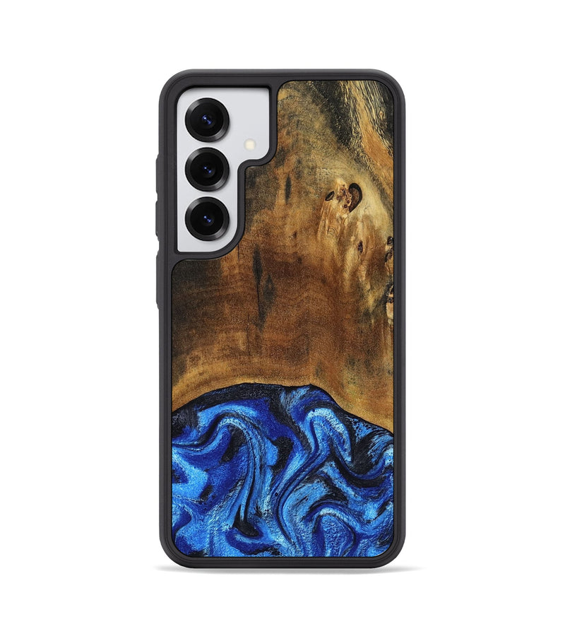 Galaxy S25 Wood Phone Case - Jed (Blue, 799571)