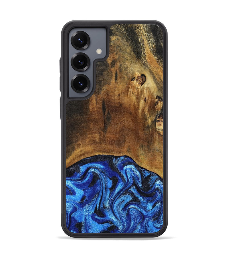 Galaxy S25 Plus Wood Phone Case - Jed (Blue, 799571)