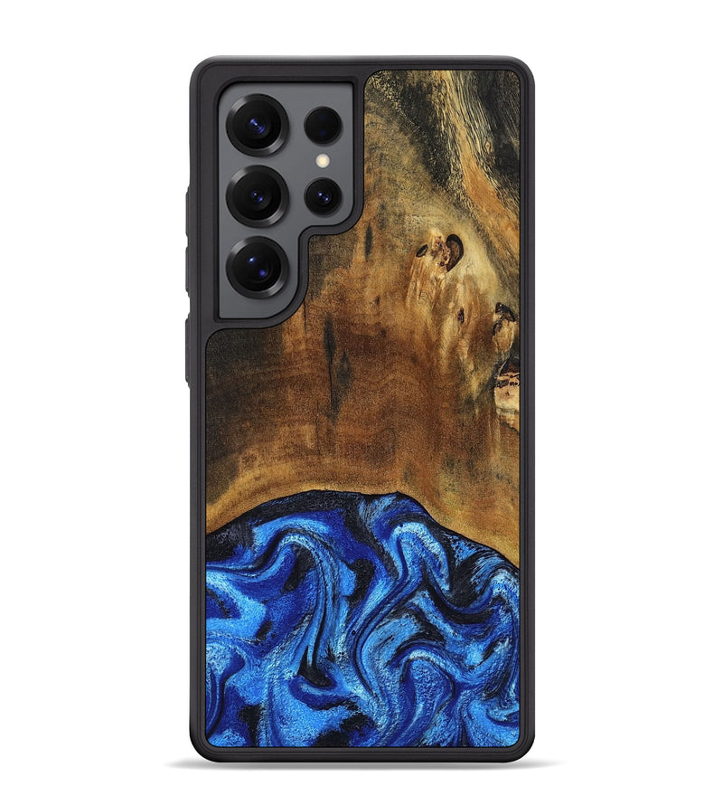 Galaxy S25 Ultra Wood Phone Case - Jed (Blue, 799571)