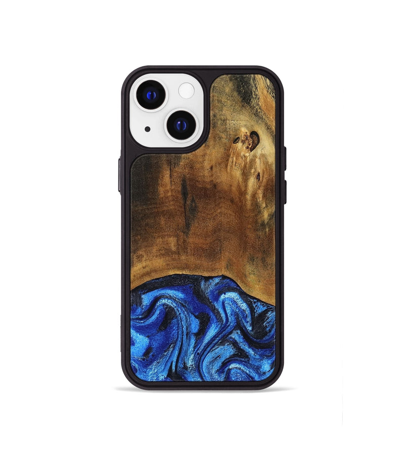 iPhone 13 mini Wood Phone Case - Jed (Blue, 799571)