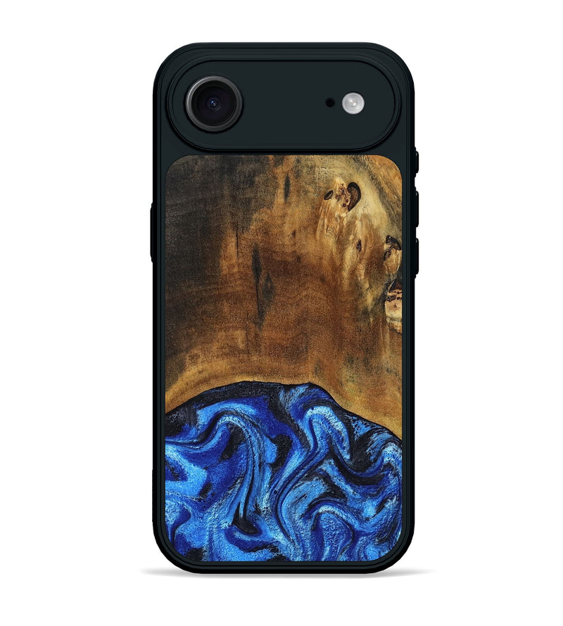 iPhone 17 Air Wood Phone Case - Jed (Blue, 799571)