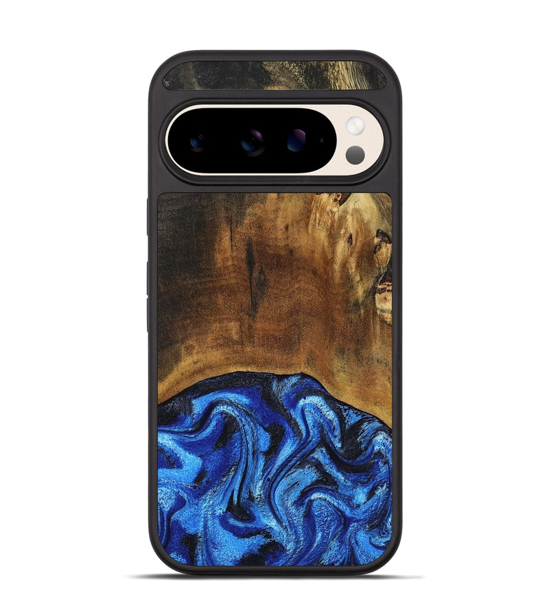 Pixel 10 Wood Phone Case - Jed (Blue, 799571)