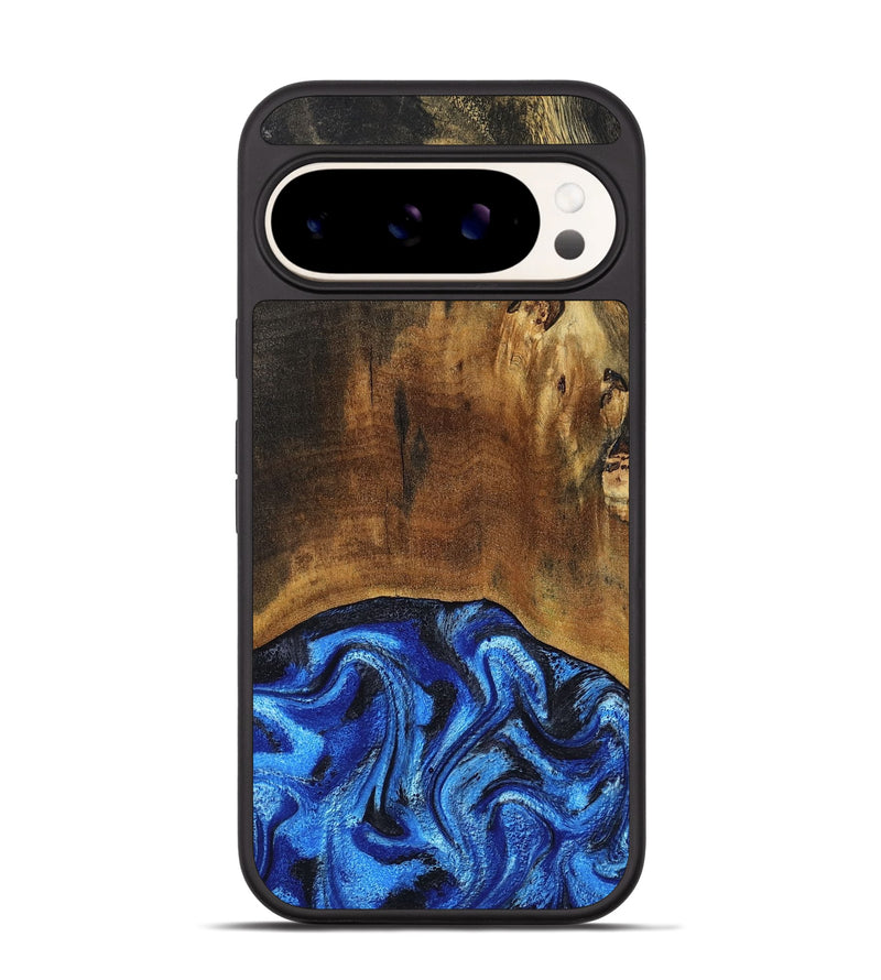 Pixel 9 Pro Wood Phone Case - Jed (Blue, 799571)