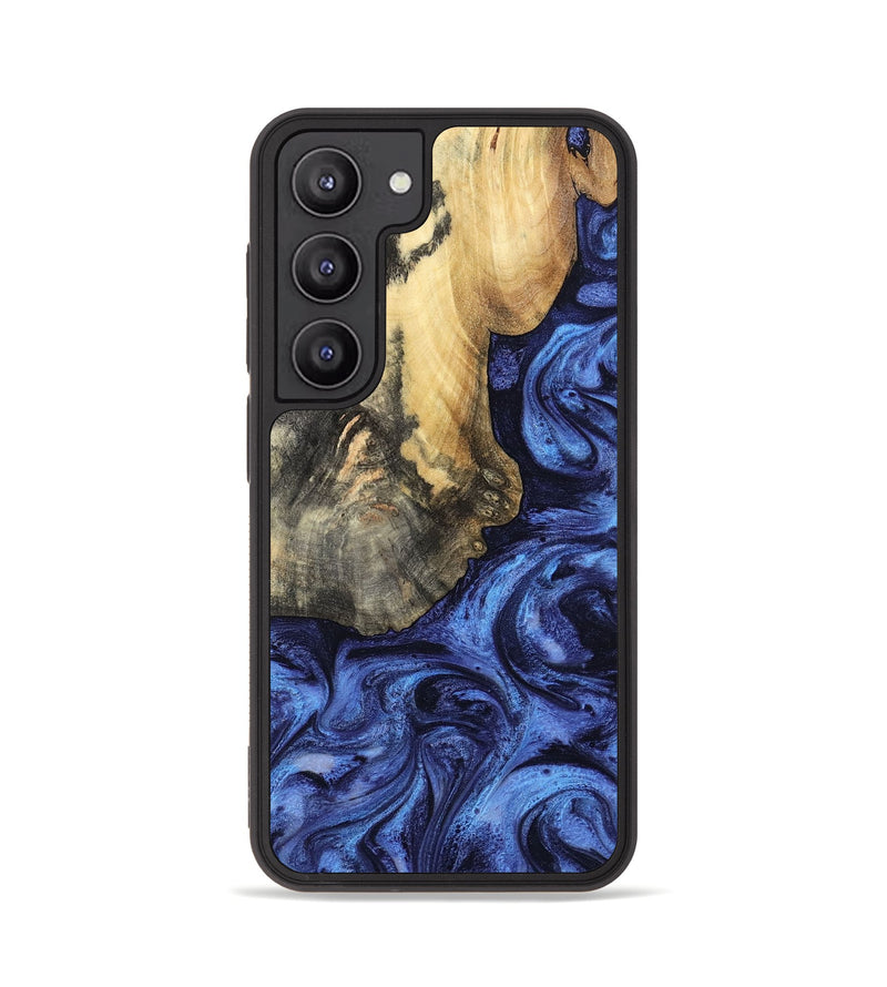 Galaxy S23 Wood Phone Case - Nigel (Blue, 799572)