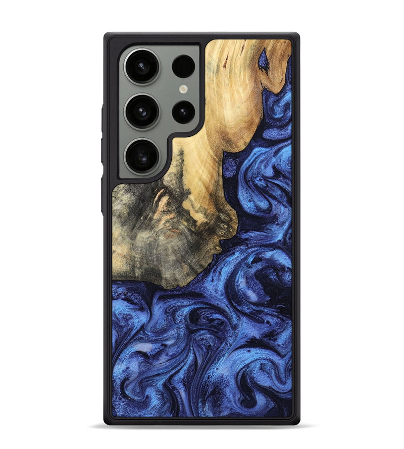 Galaxy S24 Ultra Wood Phone Case - Nigel (Blue, 799572)