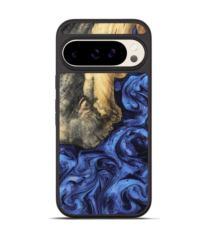 Pixel 10 Wood Phone Case - Nigel (Blue, 799572)