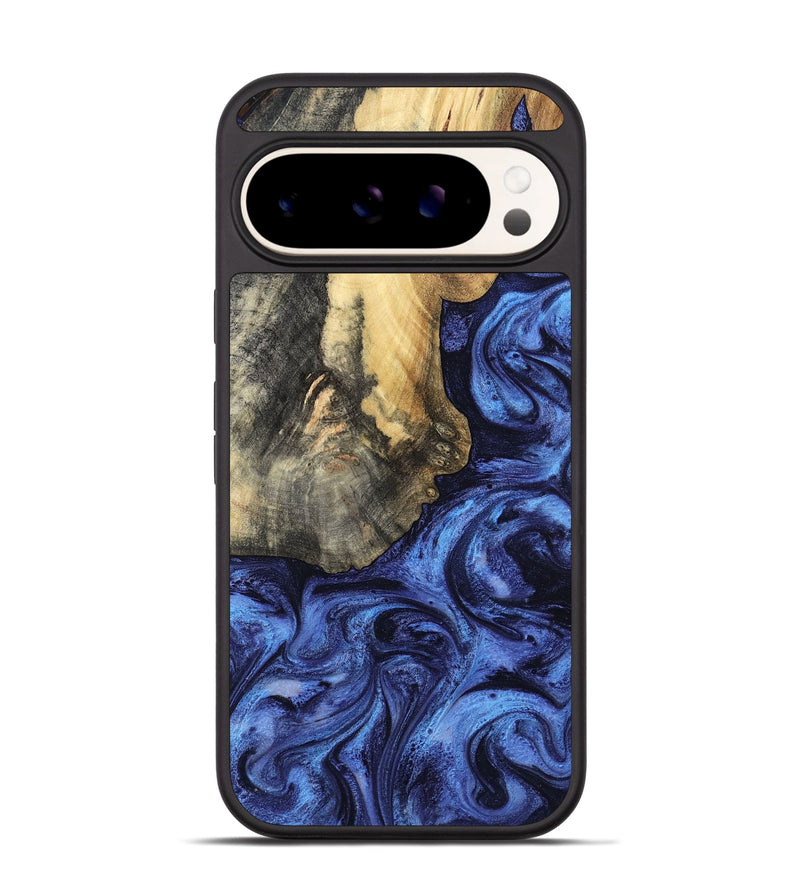 Pixel 9 Pro Wood Phone Case - Nigel (Blue, 799572)