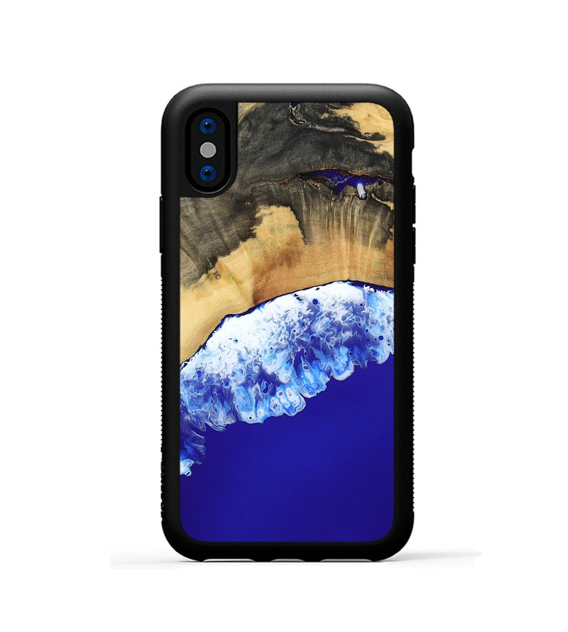 iPhone Xs Wood Phone Case - Lily (Coastal, 799581)