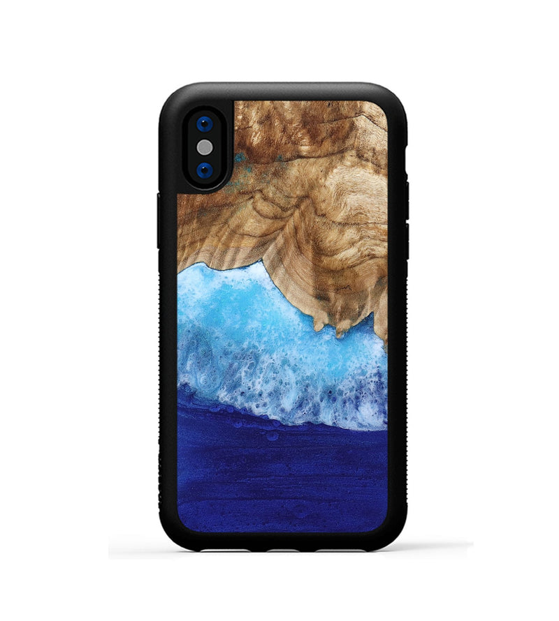 iPhone Xs Wood Phone Case - Oaklee (Coastal, 799583)