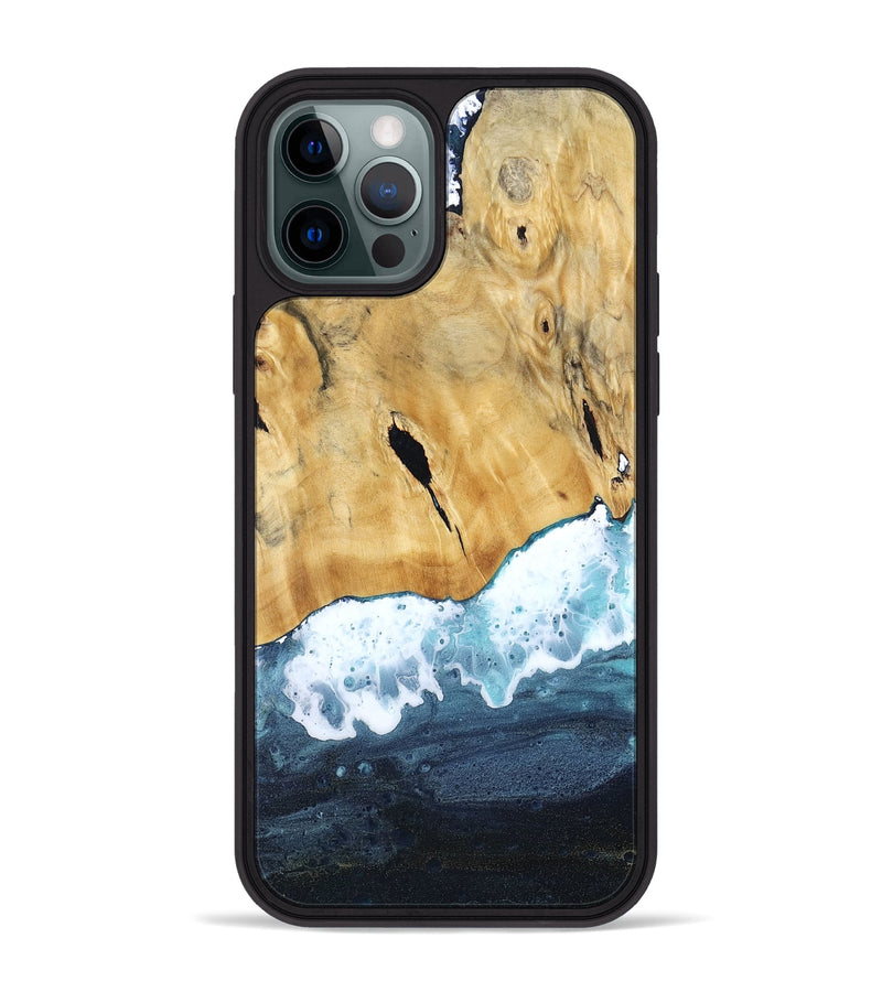 iPhone 12 Pro Max Wood Phone Case - Vihaan (Coastal, 799585)