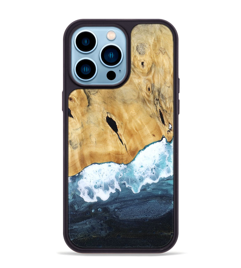 iPhone 14 Pro Max Wood Phone Case - Vihaan (Coastal, 799585)