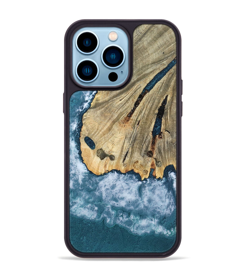 iPhone 14 Pro Max Wood Phone Case - Shelba (Coastal, 799587)