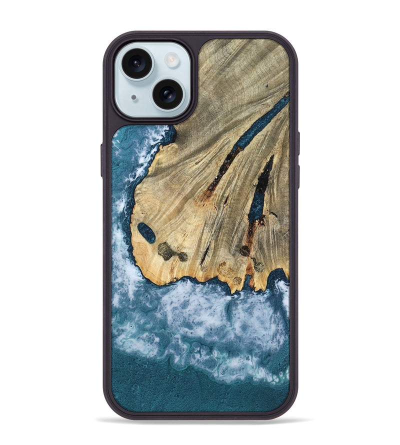 iPhone 15 Plus Wood Phone Case - Shelba (Coastal, 799587)