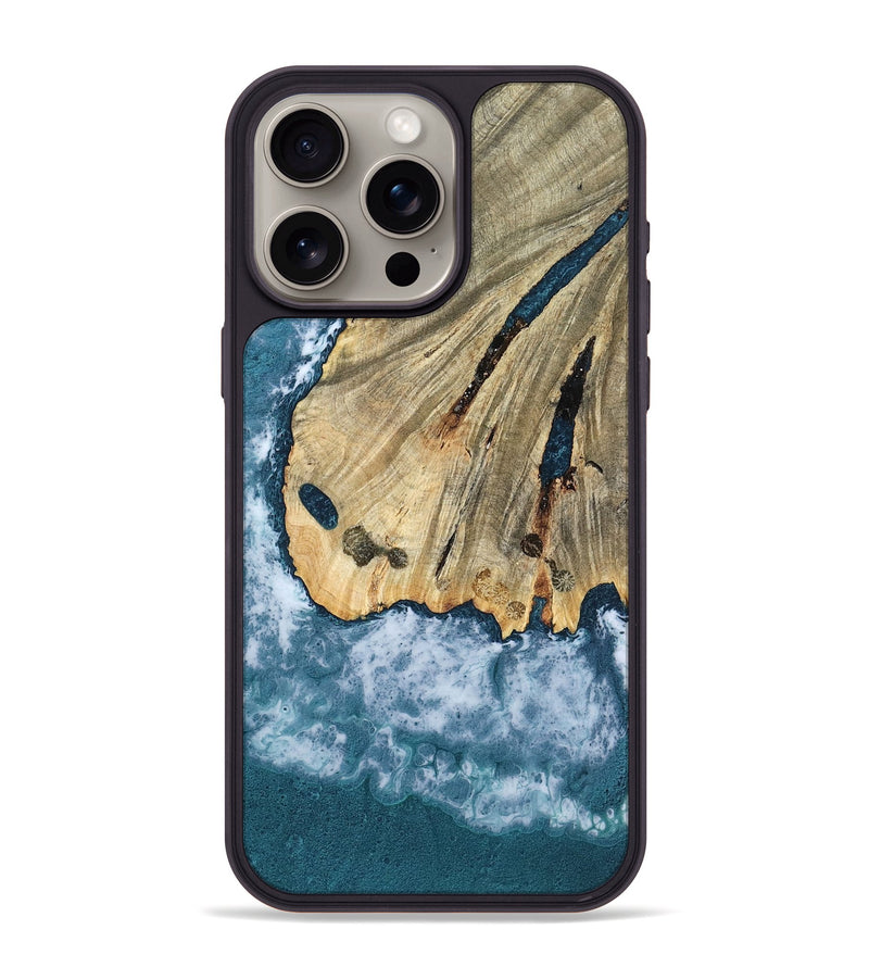 iPhone 15 Pro Max Wood Phone Case - Shelba (Coastal, 799587)