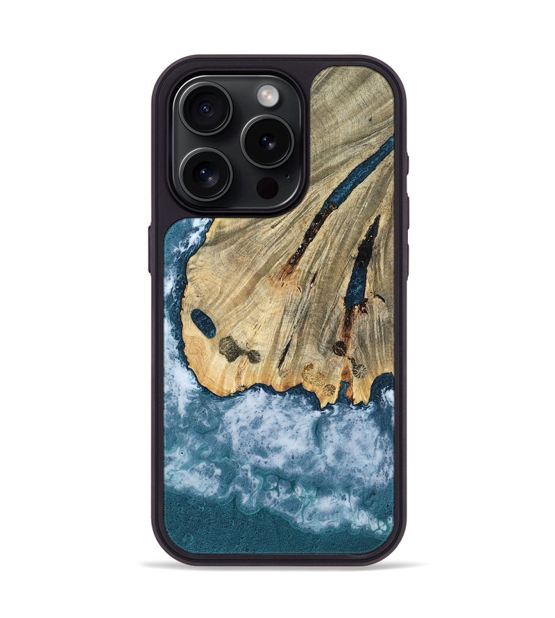 iPhone 15 Pro Wood Phone Case - Shelba (Coastal, 799587)