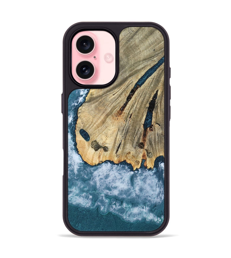 iPhone 16 Wood Phone Case - Shelba (Coastal, 799587)