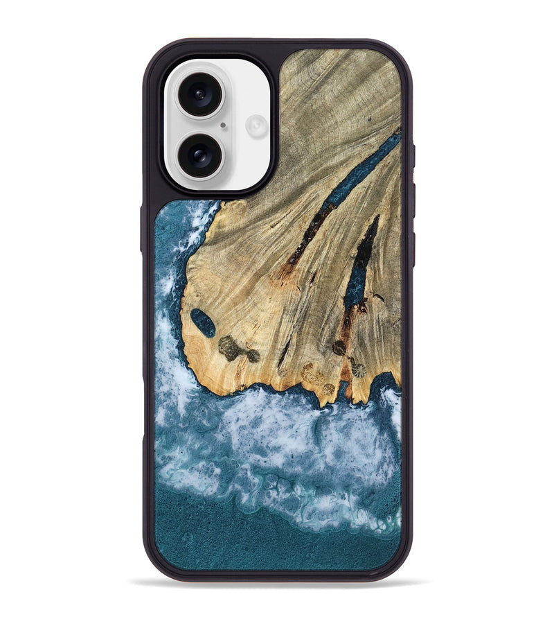 iPhone 16 Plus Wood Phone Case - Shelba (Coastal, 799587)