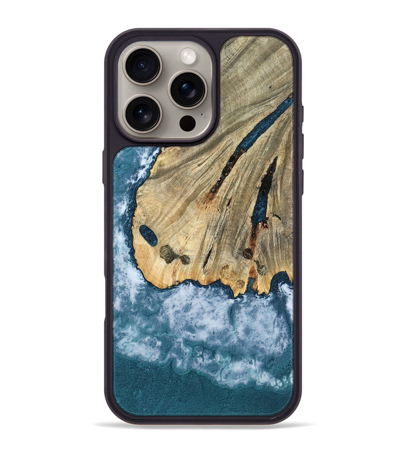 iPhone 16 Pro Max Wood Phone Case - Shelba (Coastal, 799587)