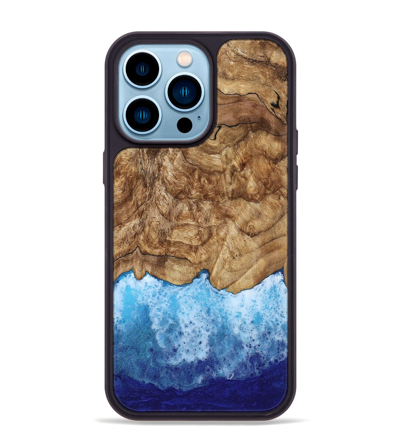 iPhone 14 Pro Max Wood Phone Case - Rubye (Coastal, 799590)