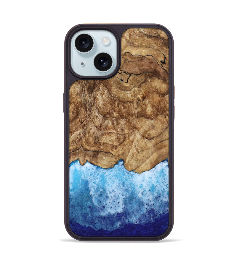 iPhone 15 Wood Phone Case - Rubye (Coastal, 799590)