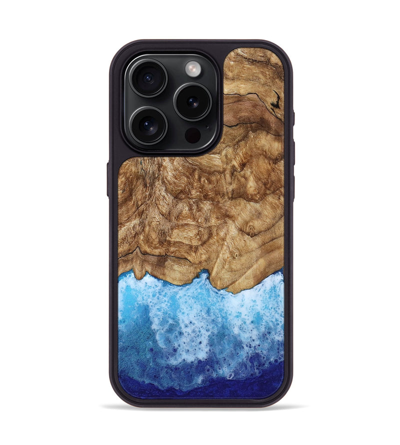 iPhone 15 Pro Wood Phone Case - Rubye (Coastal, 799590)