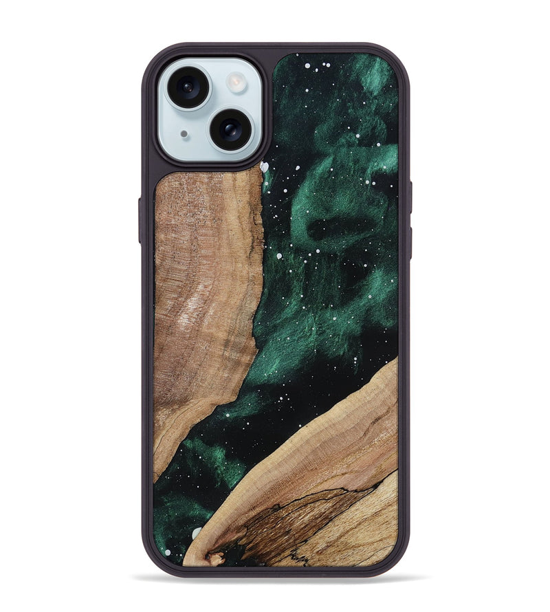 iPhone 15 Plus Wood Phone Case - Myrtice (Cosmos, 799596)