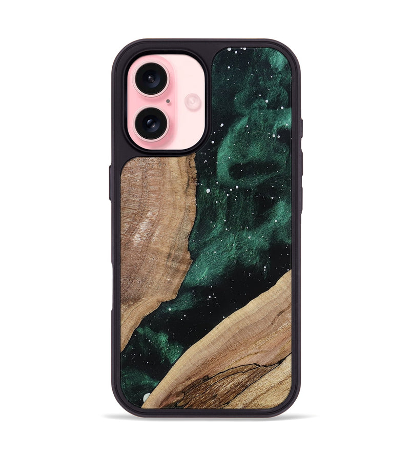 iPhone 16 Wood Phone Case - Myrtice (Cosmos, 799596)