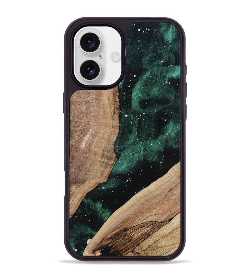iPhone 16 Plus Wood Phone Case - Myrtice (Cosmos, 799596)