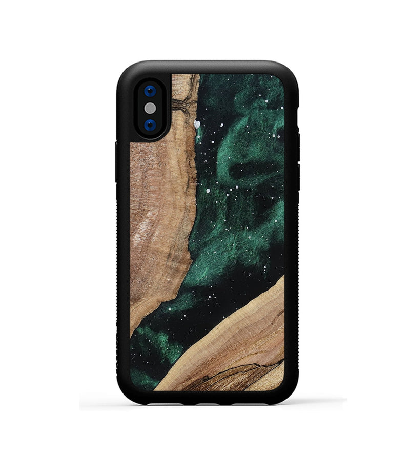 iPhone Xs Wood Phone Case - Myrtice (Cosmos, 799596)