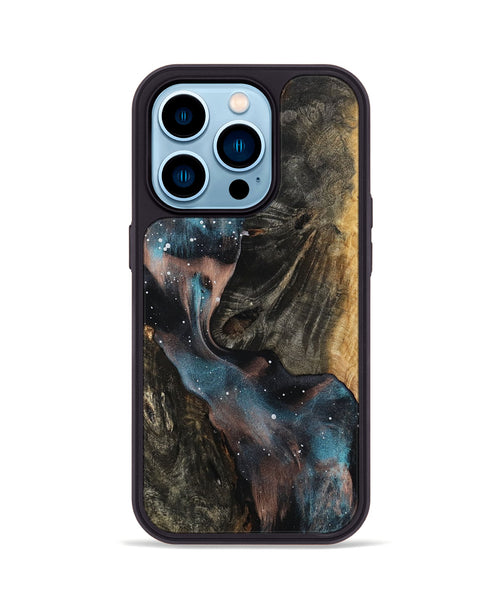 iPhone 14 Pro Wood Phone Case - River (Cosmos, 799618)