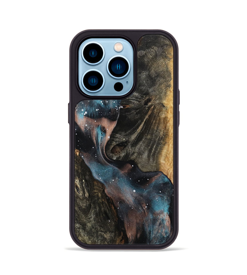 iPhone 14 Pro Wood Phone Case - River (Cosmos, 799618)