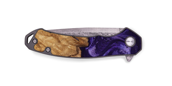 EDC Wood Pocket Knife - Karter (Purple, 799626)